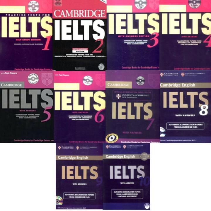 Cambridge IELTS Practice Books 1-10